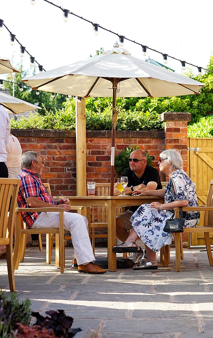 One of the best beer gardens in Tarporley near Chester and Northwich