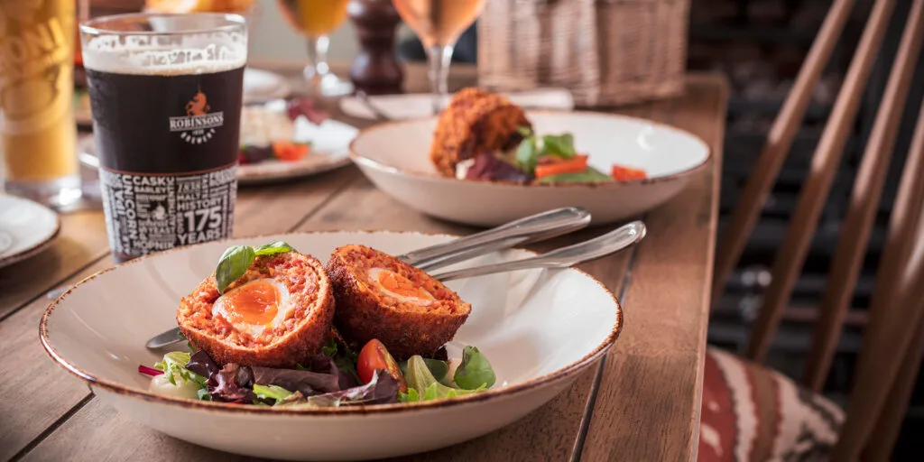 A good pub food option from the Rising Sun
